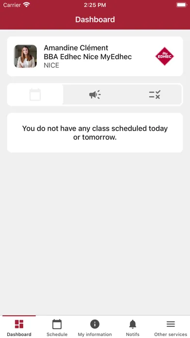 My EDHEC স্ক্রিনশট
