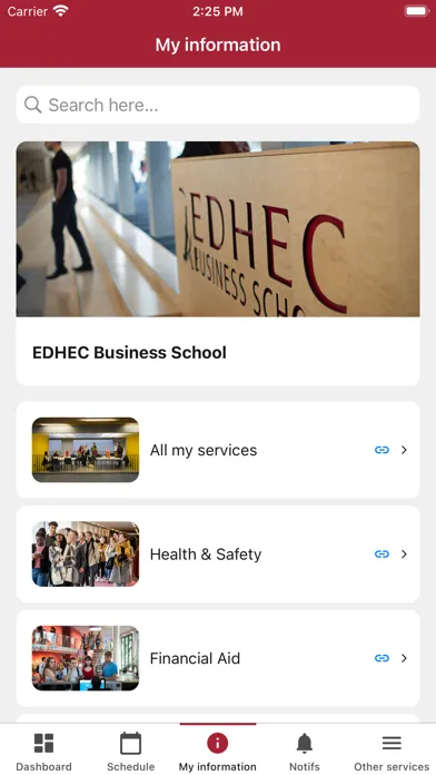 My EDHEC স্ক্রিনশট