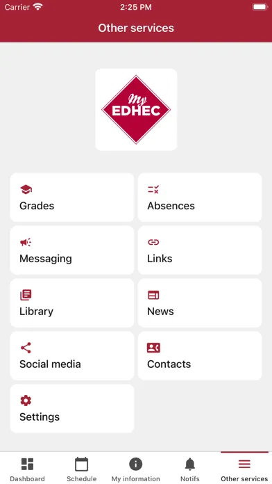 My EDHEC স্ক্রিনশট