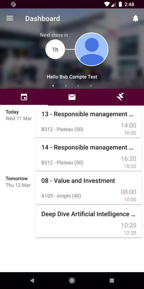 Tangkapan layar Hello BSB