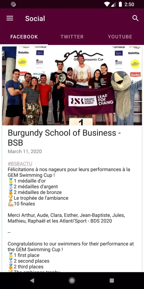 Tangkapan layar Hello BSB