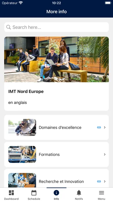 Ảnh chụp màn hình của IMT Nord Europe