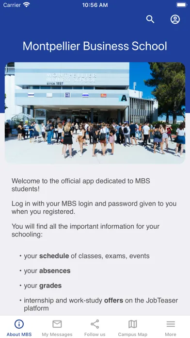 Captures d'écran de my MBS 2.0