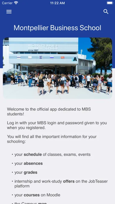 Captures d'écran de my MBS 2.0