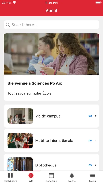 Tangkapan skrin Sciences Po Aix
