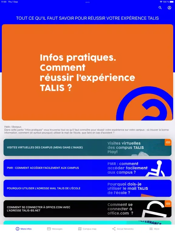 Capturas de tela do TALIS DAILY iPad 