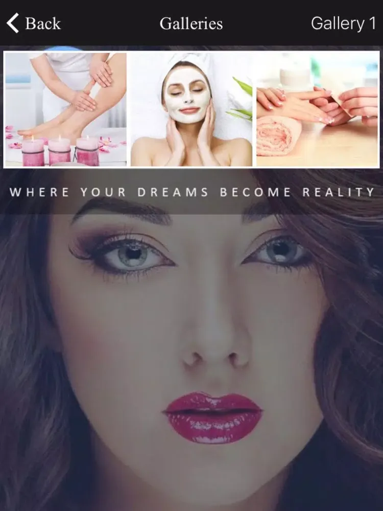 Скриншоты Dreams lasers and spa iPad 