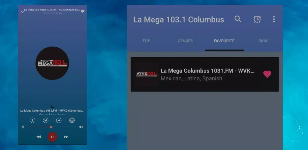 La Mega 103.1 Columbus Screenshots