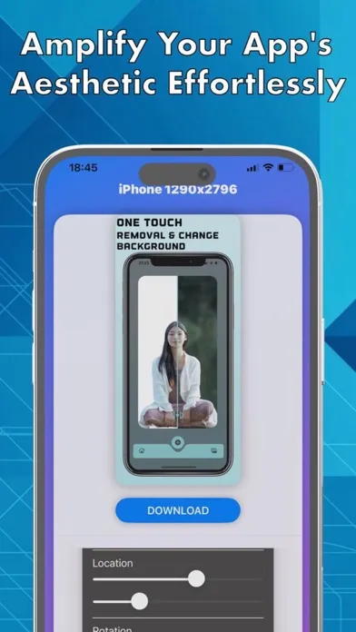 Capturas de tela do App Screenshots Maker