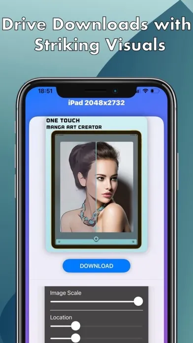 Capturas de tela do App Screenshots Maker