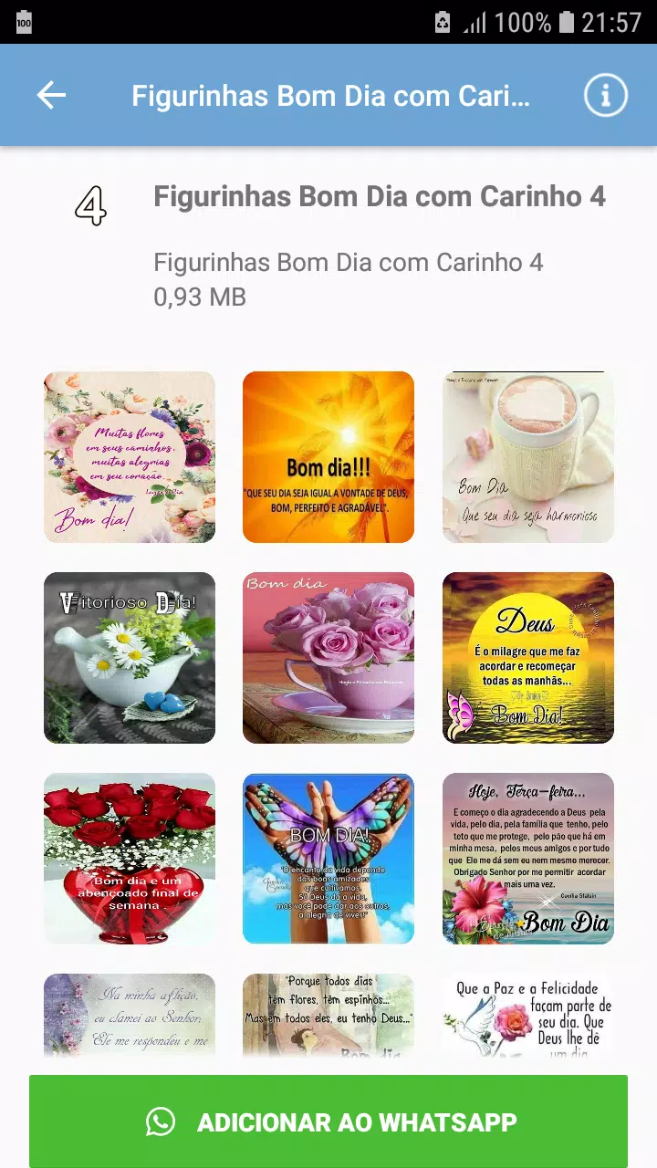 Good Morning Affection Sticker Screenshots