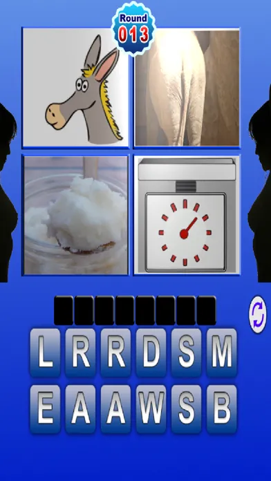 ภาพหน้าจอของ 4 Pics 1 Rude Word