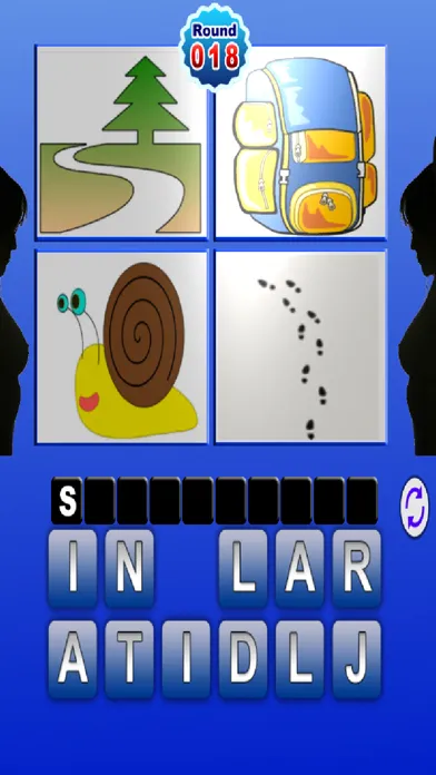 ภาพหน้าจอของ 4 Pics 1 Rude Word