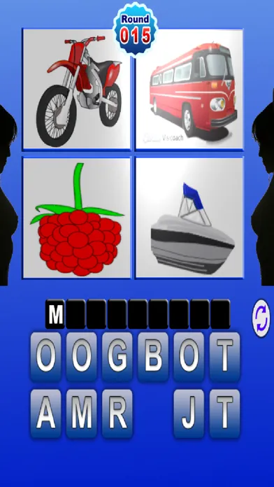ภาพหน้าจอของ 4 Pics 1 Rude Word