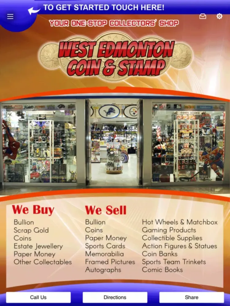 Captures d'écran de West Edmonton Coin & Stamp iPad