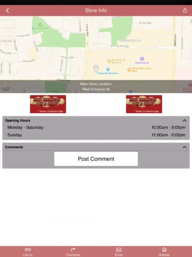 Captures d'écran de West Edmonton Coin & Stamp iPad