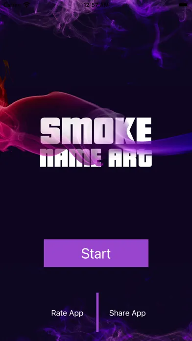 Smoke Name Art 스크린샷