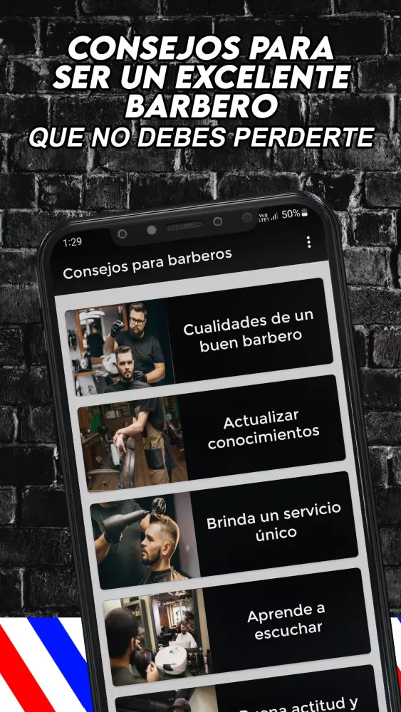 Curso de Barberia y Peluquería Screenshots