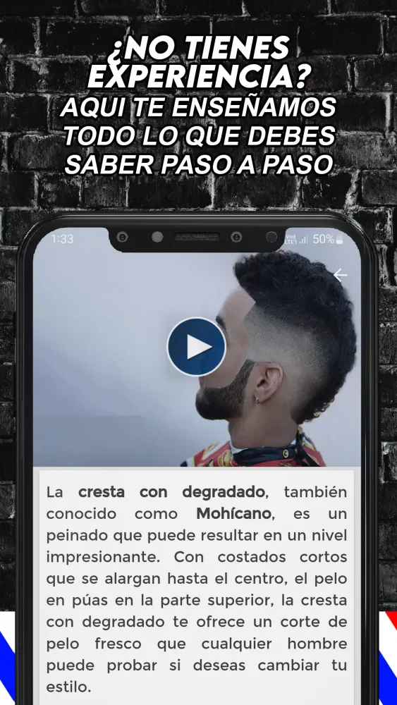 Curso de Barberia y Peluquería Screenshots