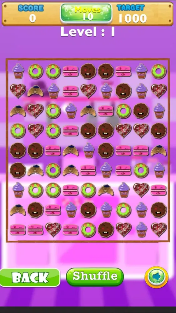 Captures d'écran de Bakery Cafe Shop - Free Match 3 Puzzle Games for Kids