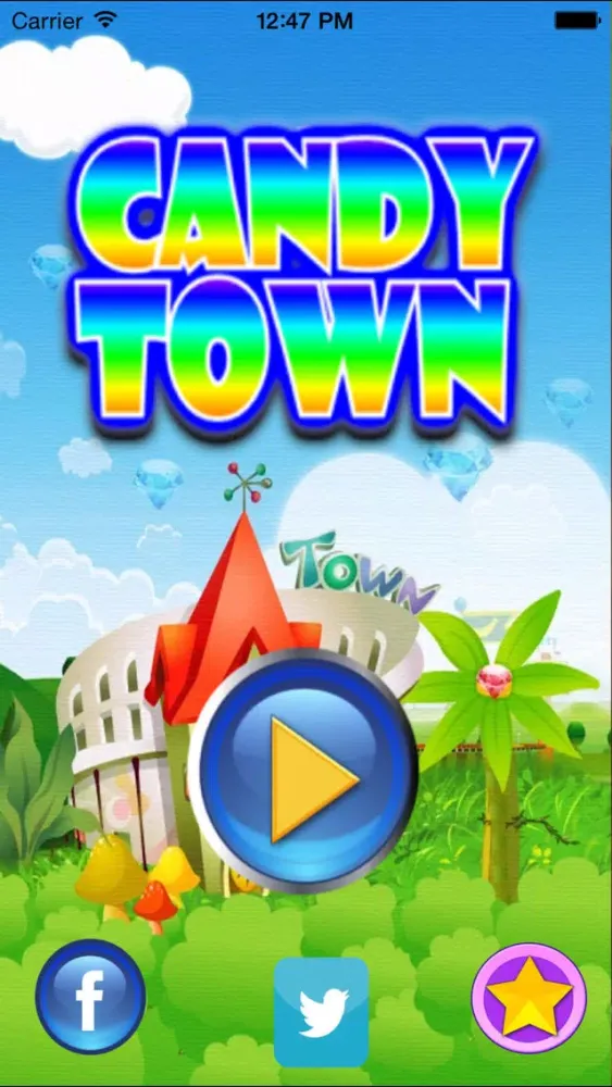 Candy Town Story - Free Match 3 Puzzle Game for Kids スクリーンショット