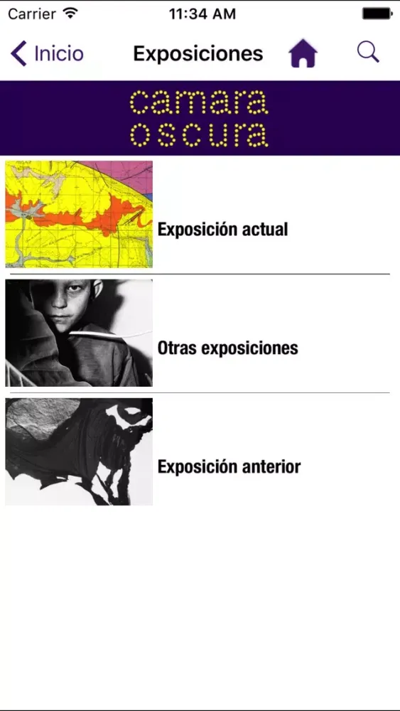 Camara Oscura Galeria de Arte 스크린샷