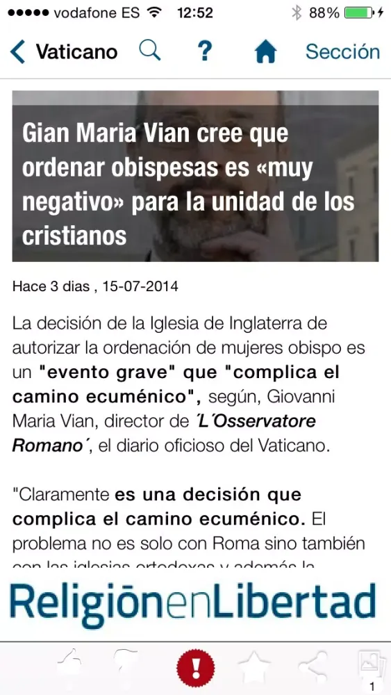 Religión en Libertad سکرین شاٹس