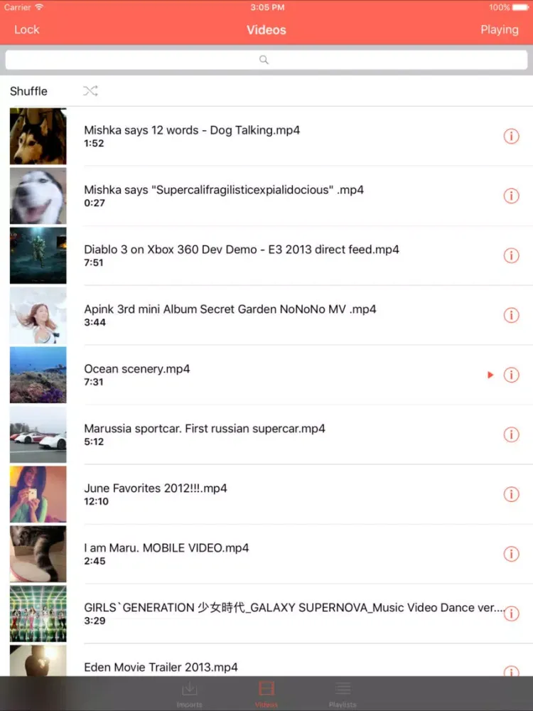 Cloud Video Player Pro - Play Videos from Cloud iPad  سکرین شاٹس