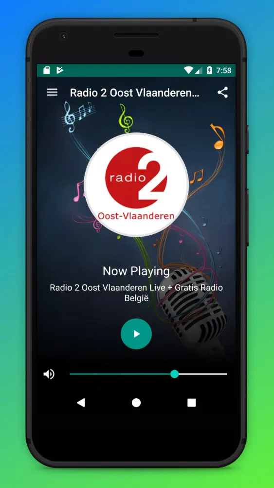 Radio 2 Oost Vlaanderen België应用截图