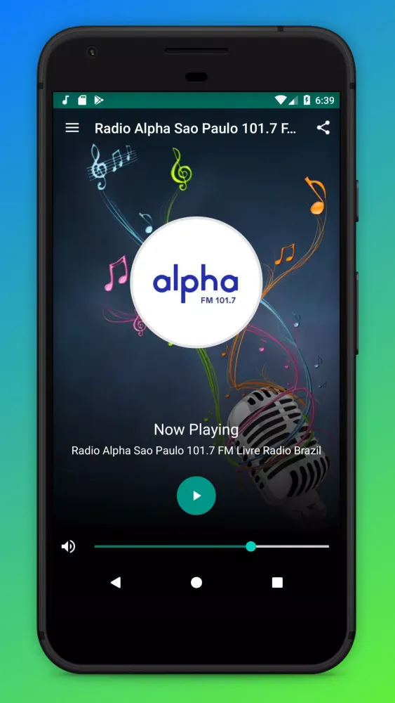 Radio Alpha FM Sao Paulo App Screenshots