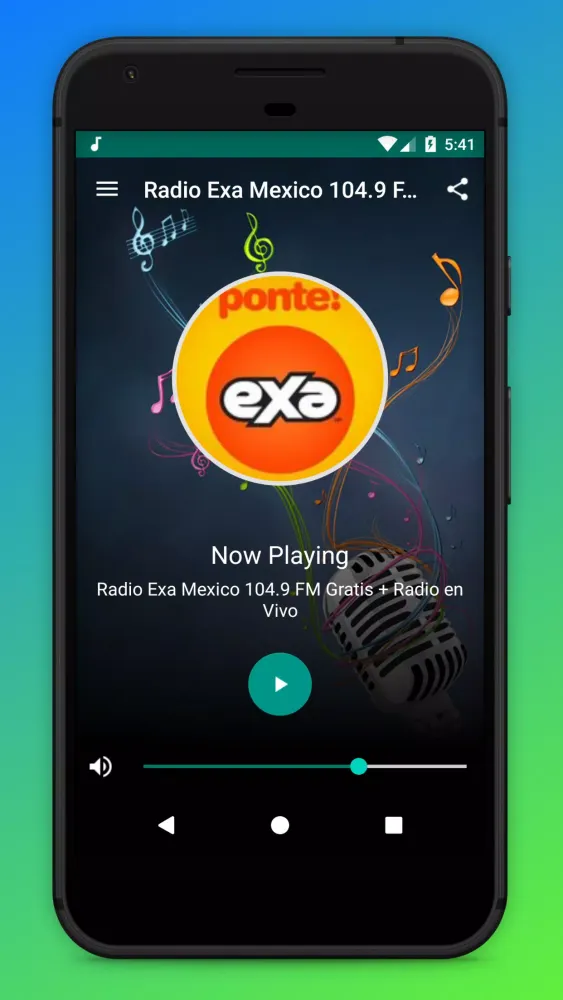 Exa FM Radio Screenshots