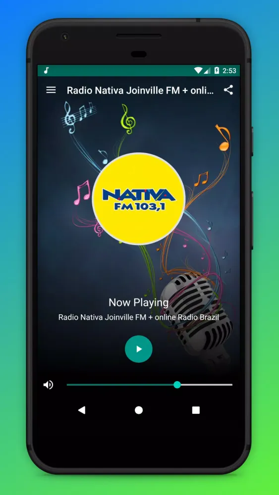 Radio Nativa Joinville FM App Screenshots