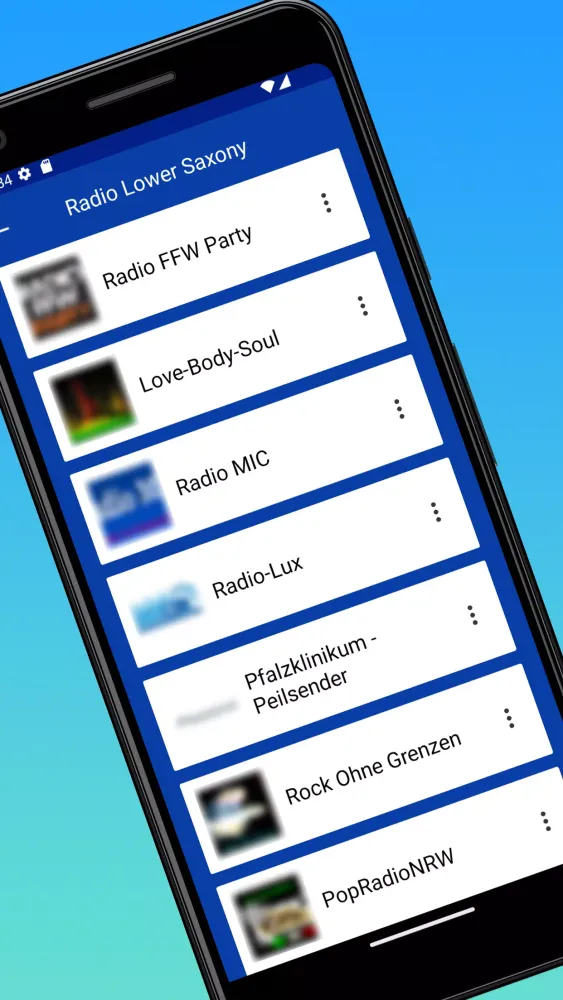 Tangkapan skrin Radio Paloma App Deutschland