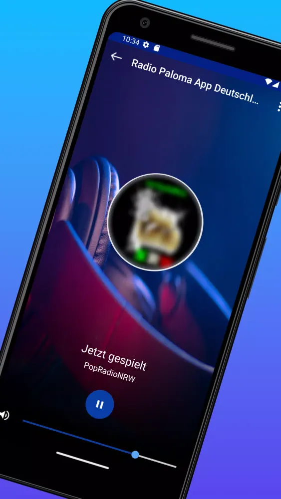 Tangkapan skrin Radio Paloma App Deutschland