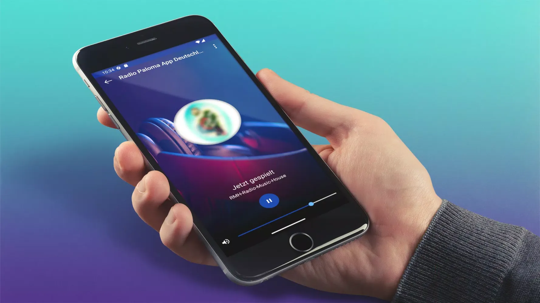Tangkapan skrin Radio Paloma App Deutschland