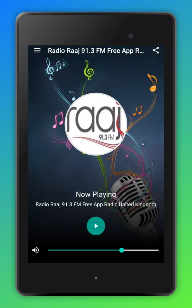 Screenshot di Radio Raaj 91.3 FM App