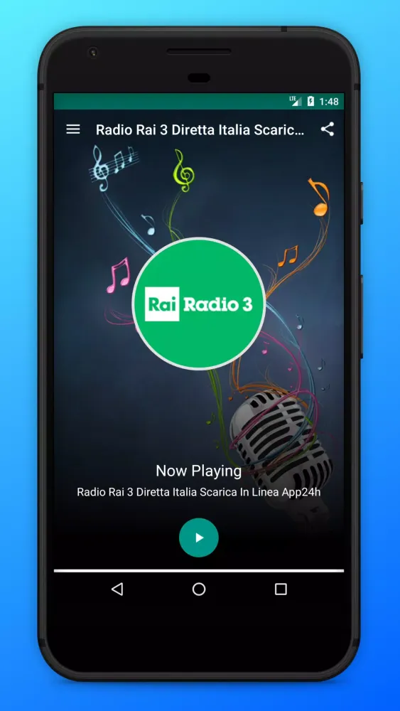 ภาพหน้าจอของ Radio Rai 3 Diretta