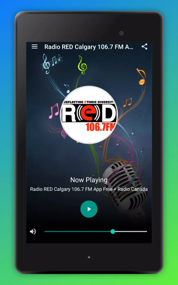 Ảnh chụp màn hình của RED FM 106.7 Calgary Radio App