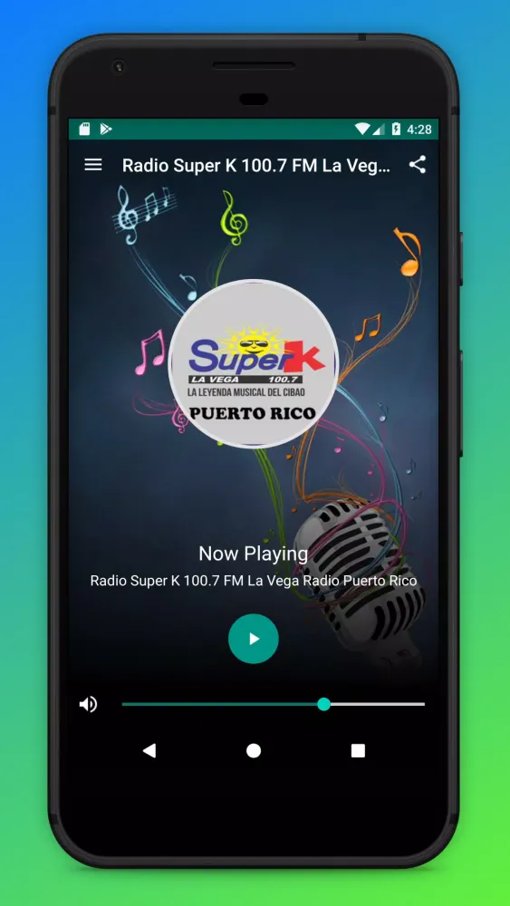 ภาพหน้าจอของ Radio Super K 100.7 La Vega FM