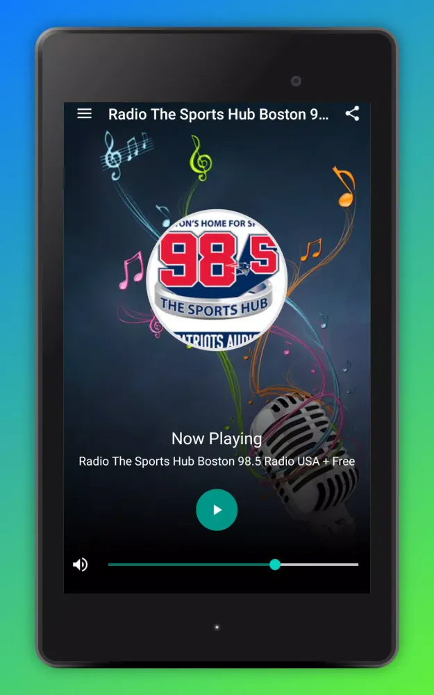 The Sports Hub 98.5 Radio App Screenshots