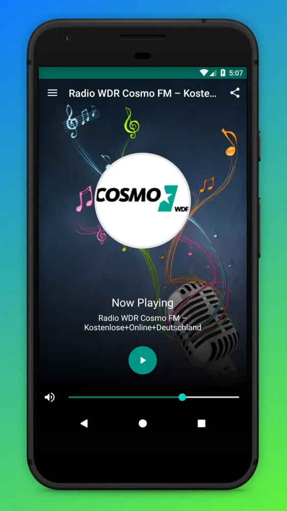 WDR Cosmo Radio Screenshots