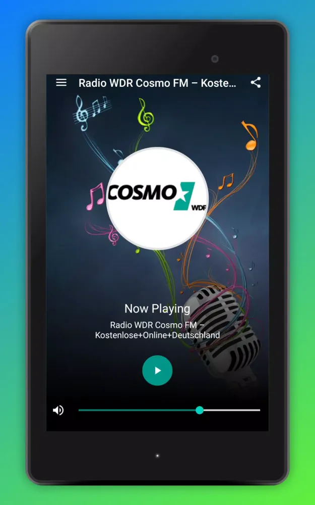WDR Cosmo Radio Screenshots