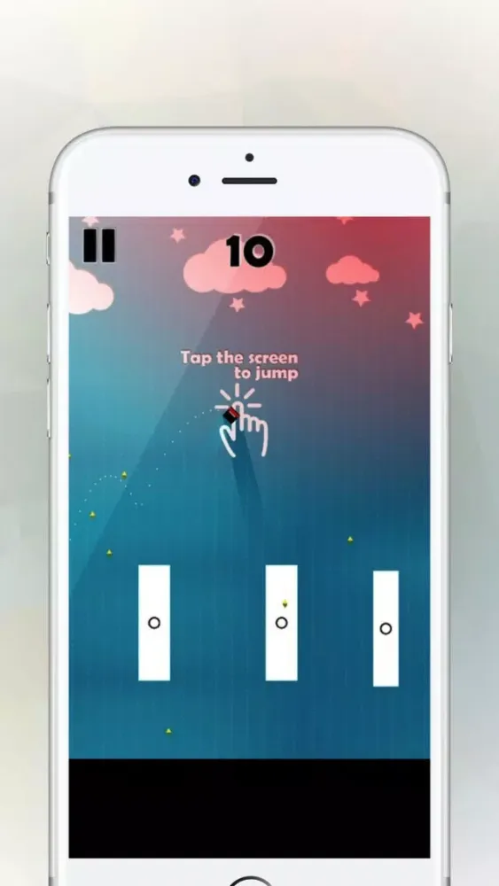 Captures d'écran de Flappy Eros Endless Climb and Jump Tap Block Block Game