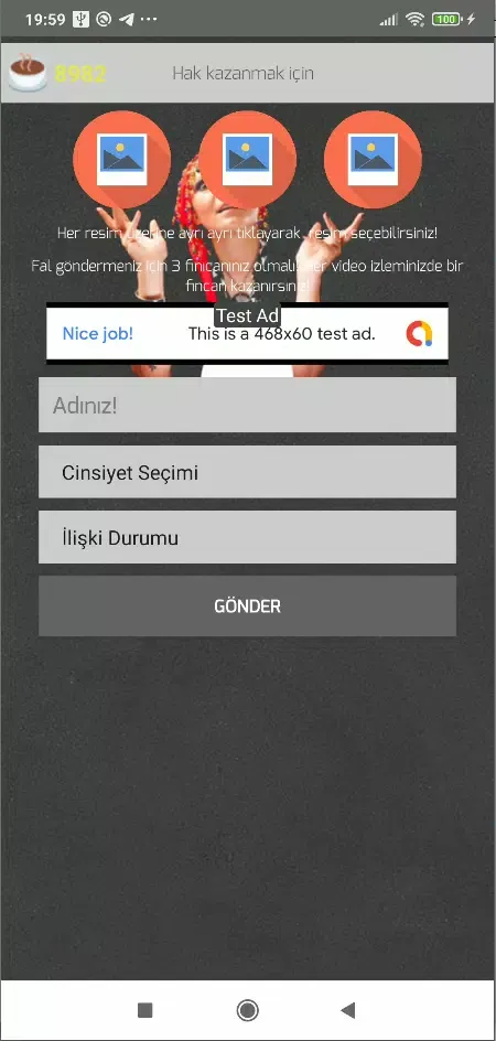 Falcı kız - Kahve Falı Bacınız Screenshots