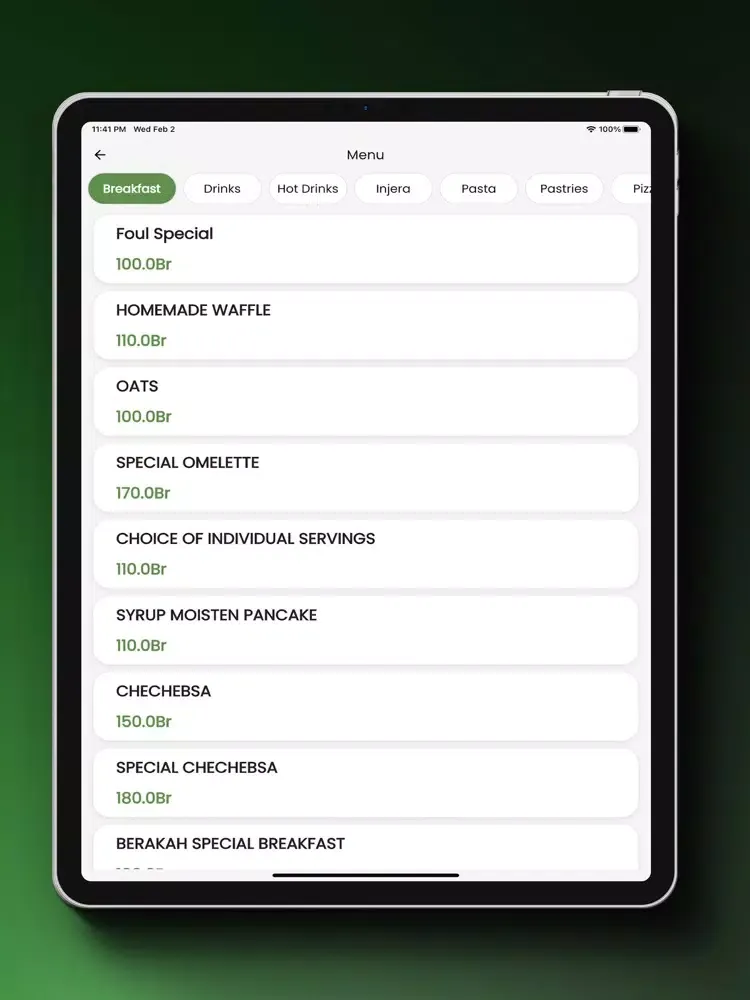 Cache POS App iPad  스크린샷