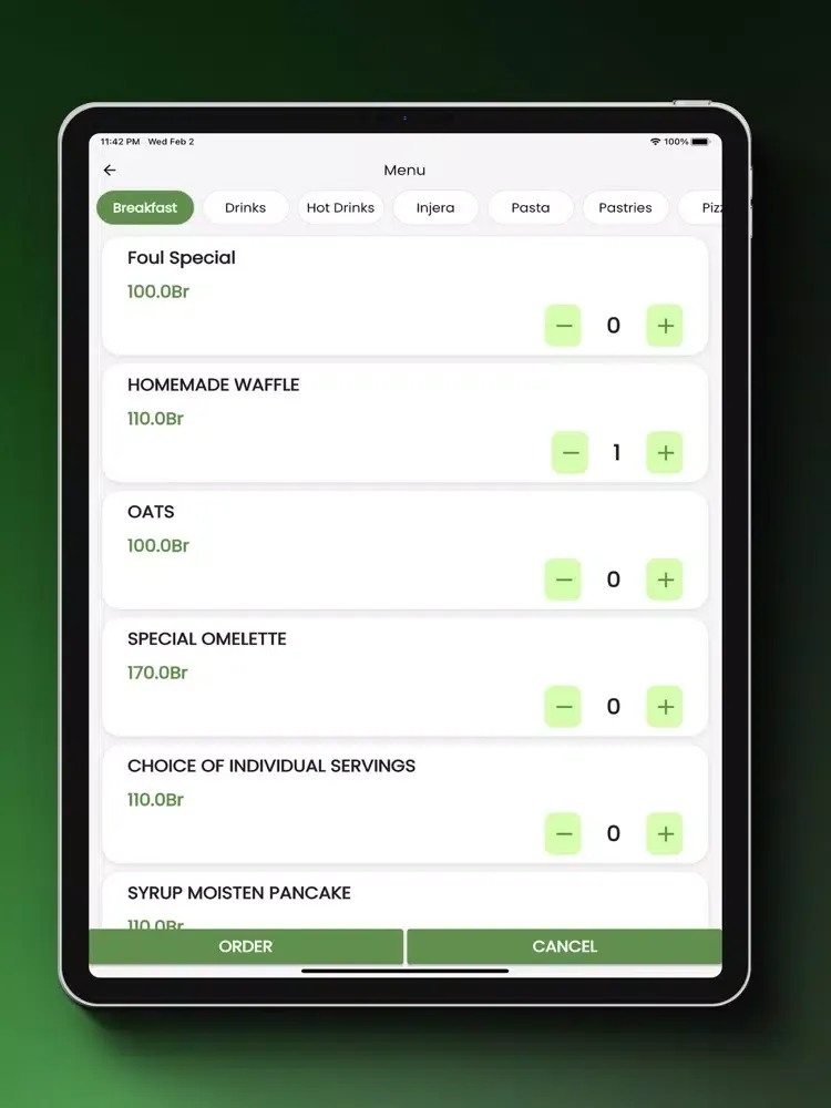 Cache POS App iPad  스크린샷