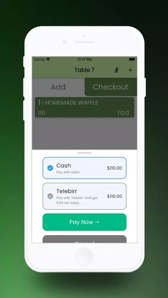 Cache POS App 스크린샷