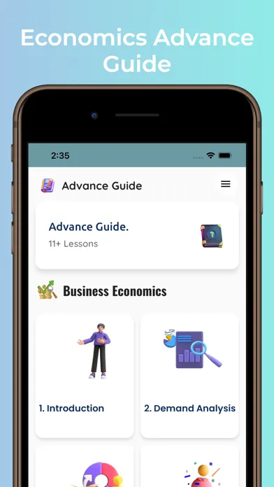 Learn Economics Tutorials Ekran Görüntüleri