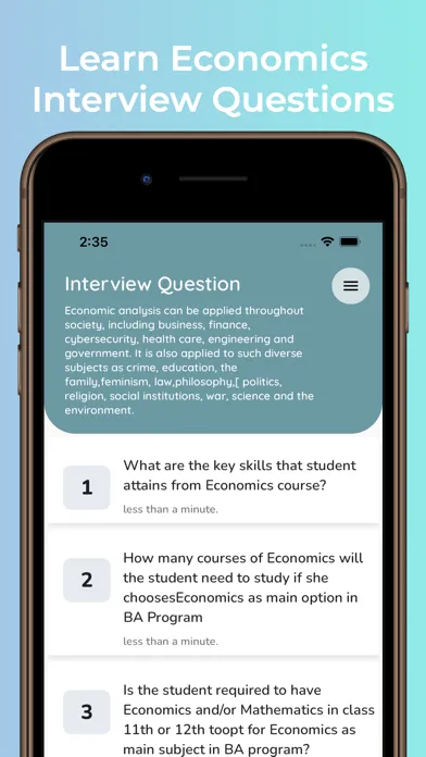 Learn Economics Tutorials Ekran Görüntüleri