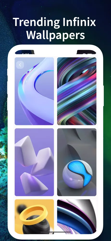 Captures d'écran de Wallpapers For Infinix HD - 4K